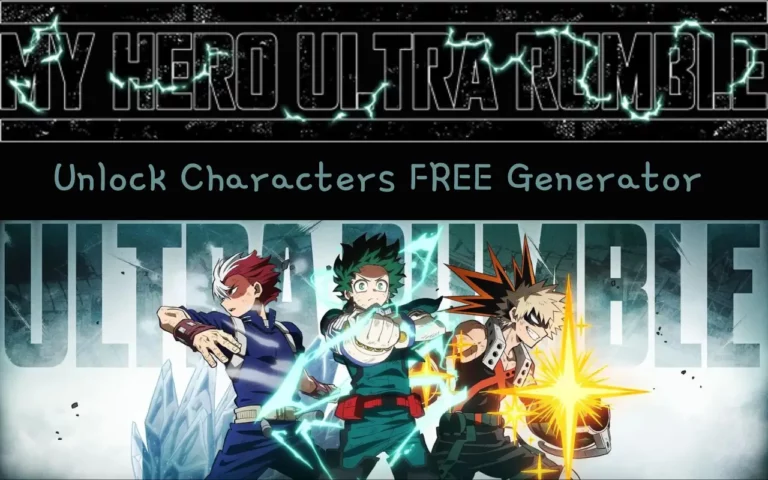 My Hero Ultra Rumble Unlock Characters Free Generator 2024