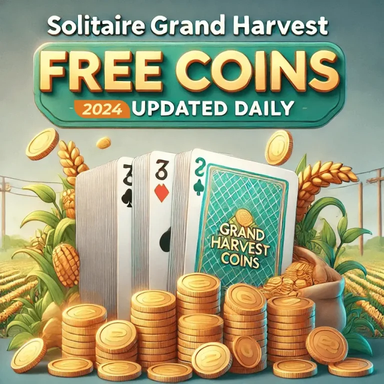 Solitaire Grand Harvest Free Coins For October 2024 (Updated Daily)